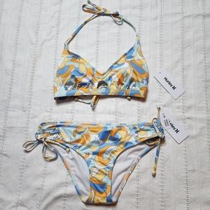 Hurley | retro bikini set size small NWT